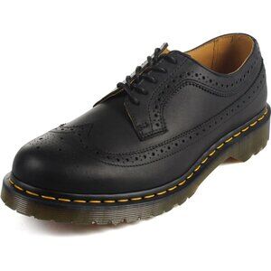Dr. Martens Men's 3989 Black Brogue 'Greasy'